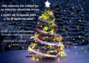 Rozsvícení vánočního stromu 2025
